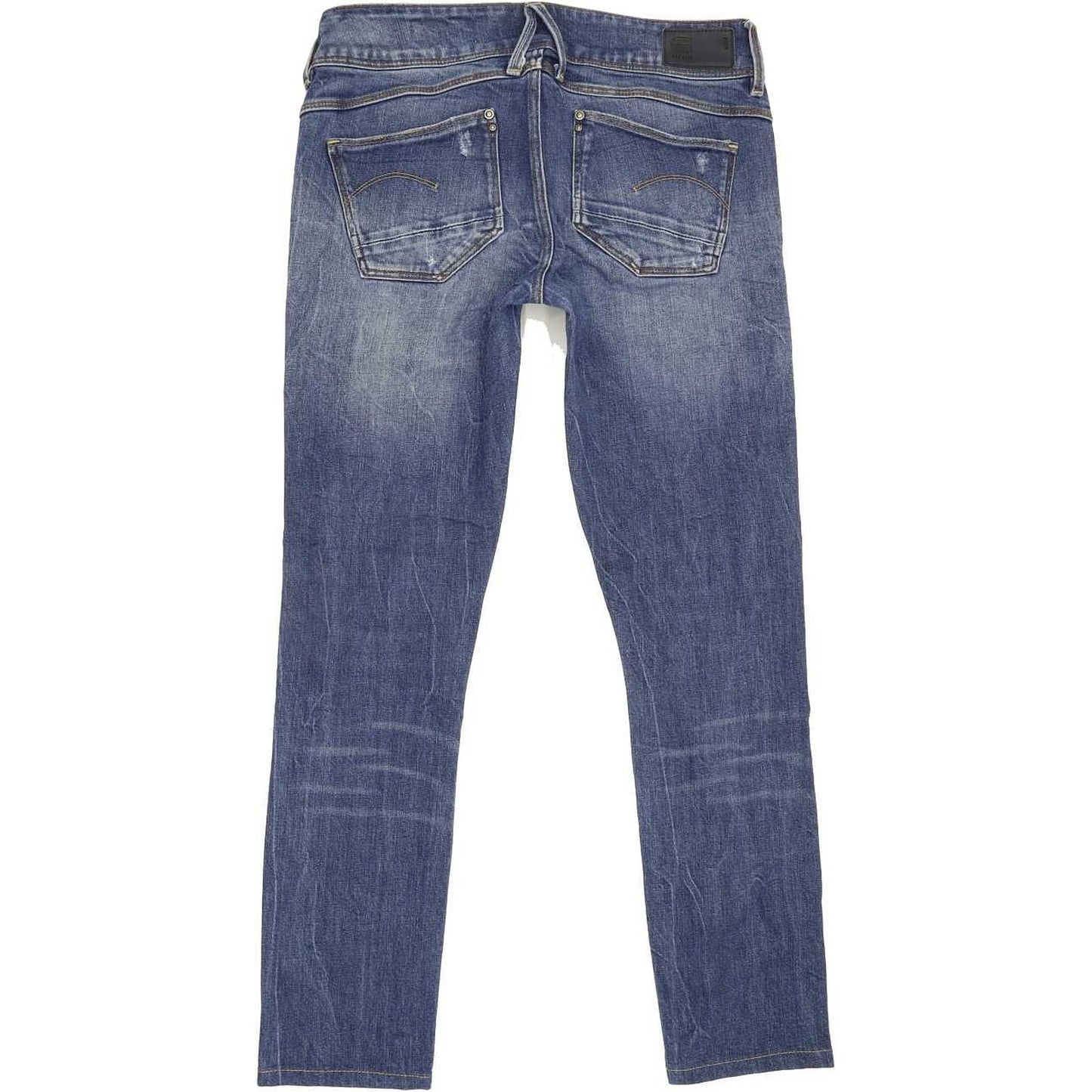 G-Star Lynn Mid Women Blue Skinny Slim Stretch Jeans W27 L27