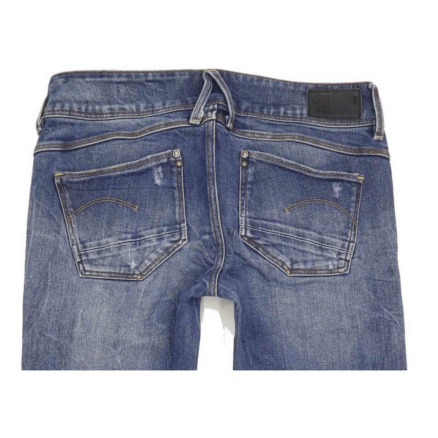 G-Star Lynn Mid Women Blue Skinny Slim Stretch Jeans W27 L27