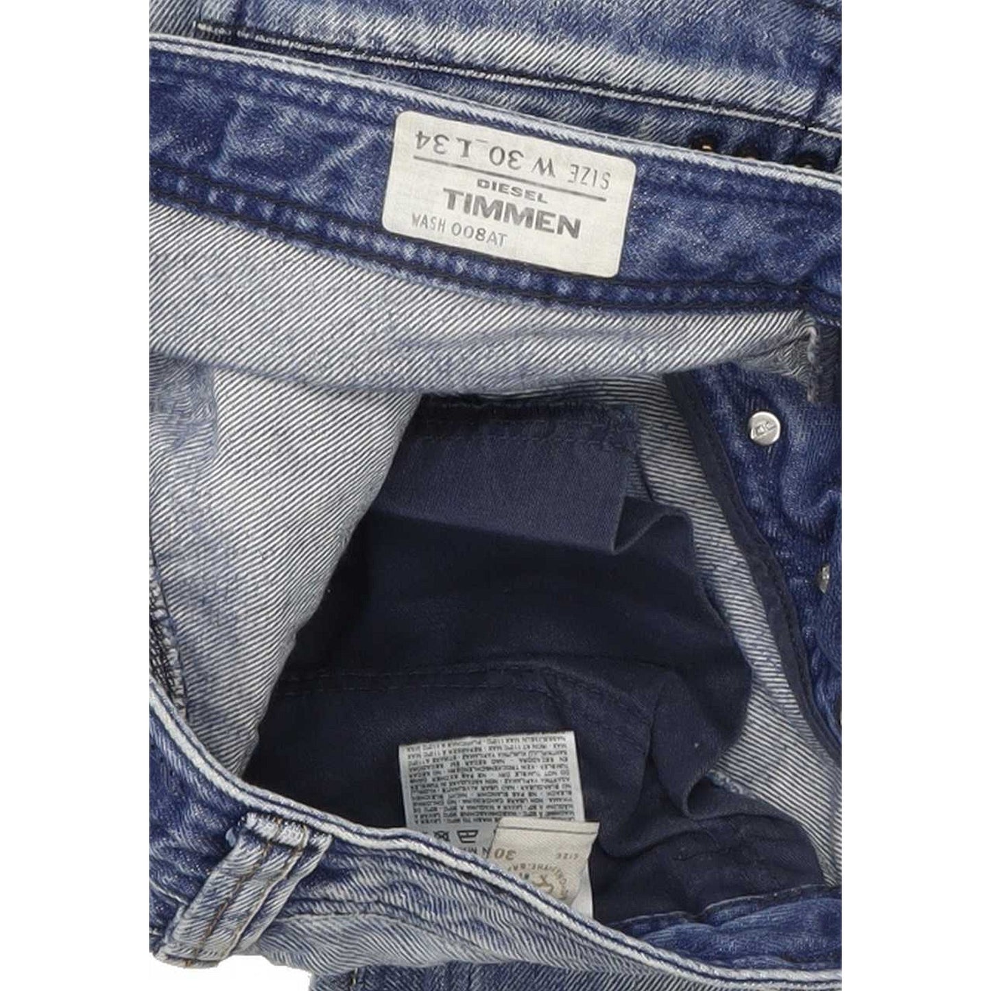 Diesel Timmen 008AT Men Blue Straight Regular Jeans W30 L27