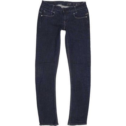 G-Star New Radar Women Blue Skinny Slim Stretch Jeans W27 L30