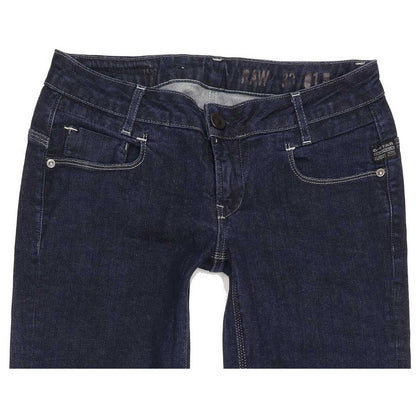 G-Star New Radar Women Blue Skinny Slim Stretch Jeans W27 L30