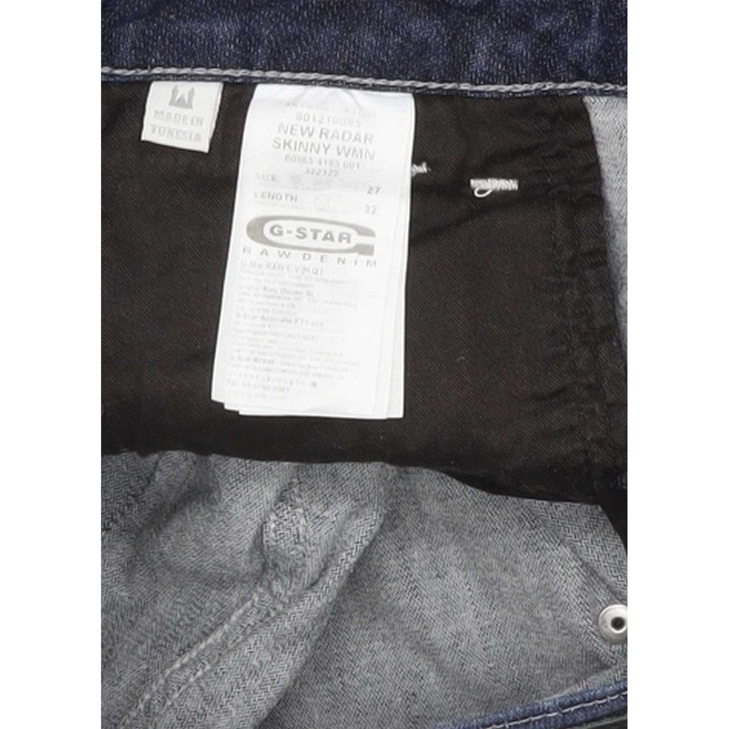 G-Star New Radar Women Blue Skinny Slim Stretch Jeans W27 L30
