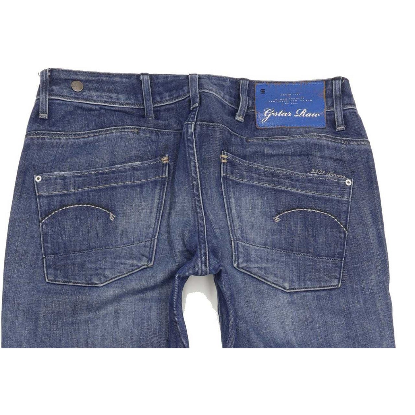 G-Star Low T Women Blue Skinny Slim Stretch Jeans W30 L35