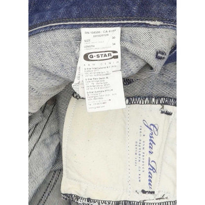 G-Star Low T Women Blue Skinny Slim Stretch Jeans W30 L35