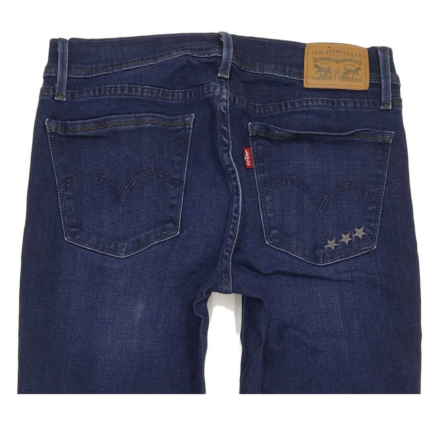Levi's 710 Super Women Blue Skinny Regular Stretch Jeans W27 L30