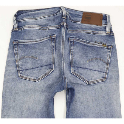 G-Star 3301 Mmid RP Ankle Women Blue Skinny Regular Stretch Jeans W25 L24
