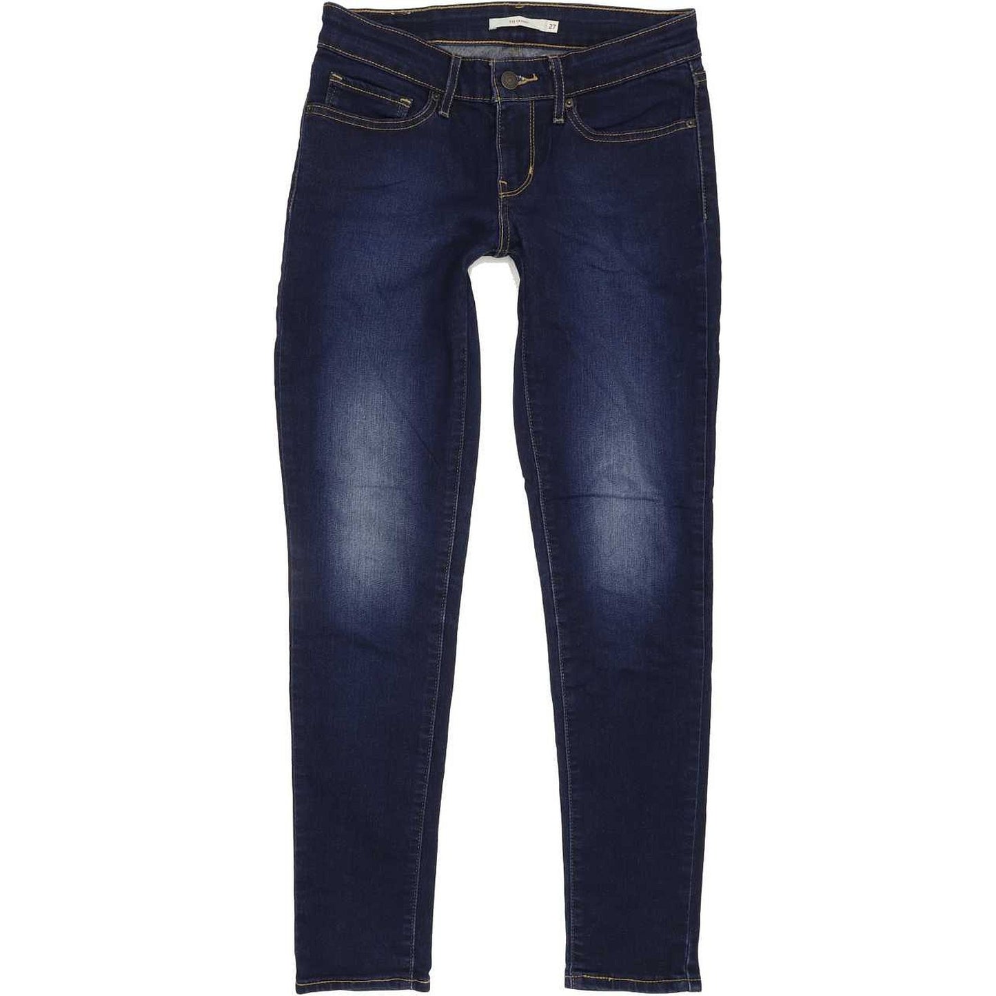 Levi's 711 Women Blue Skinny Regular Stretch Jeans W27 L28