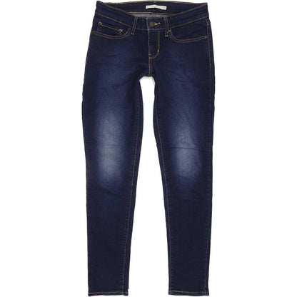Levi's 711 Women Blue Skinny Regular Stretch Jeans W27 L28