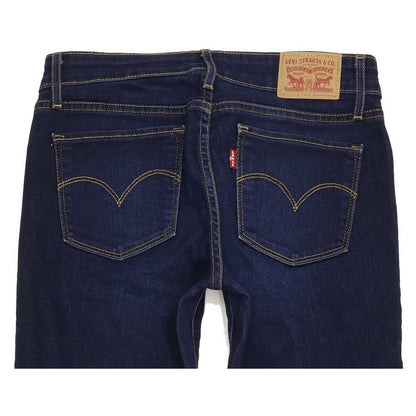 Levi's 711 Women Blue Skinny Regular Stretch Jeans W27 L28