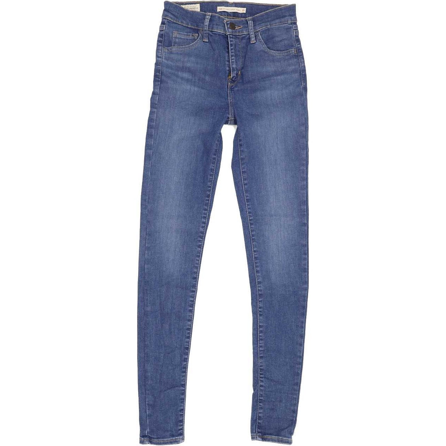 Levi's 720 High Rise Women Blue Skinny Stretch Jeans W25 L30