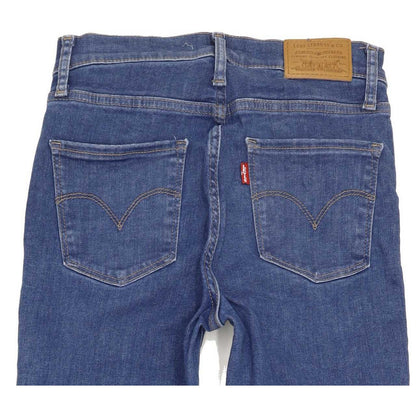 Levi's 720 High Rise Women Blue Skinny Stretch Jeans W25 L30