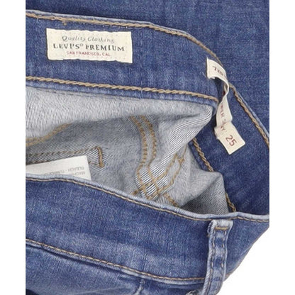 Levi's 720 High Rise Women Blue Skinny Stretch Jeans W25 L30