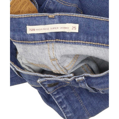 Levi's 720 High Rise Women Blue Skinny Stretch Jeans W25 L30