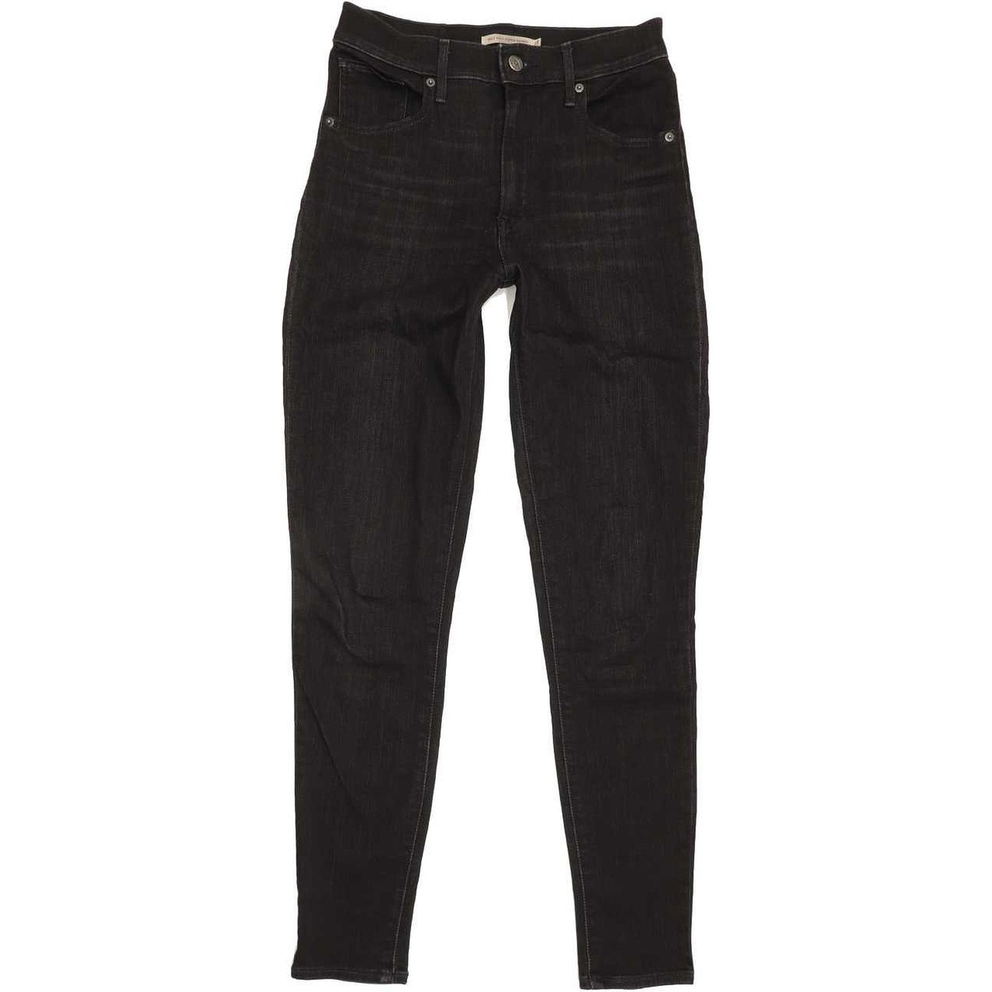 Levi's Mile High Rise Black Skinny Stretch Jeans High Waisted W27 L29