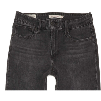Levi's 721 High Rise Women Black Skinny Stretch Jeans W27 L30