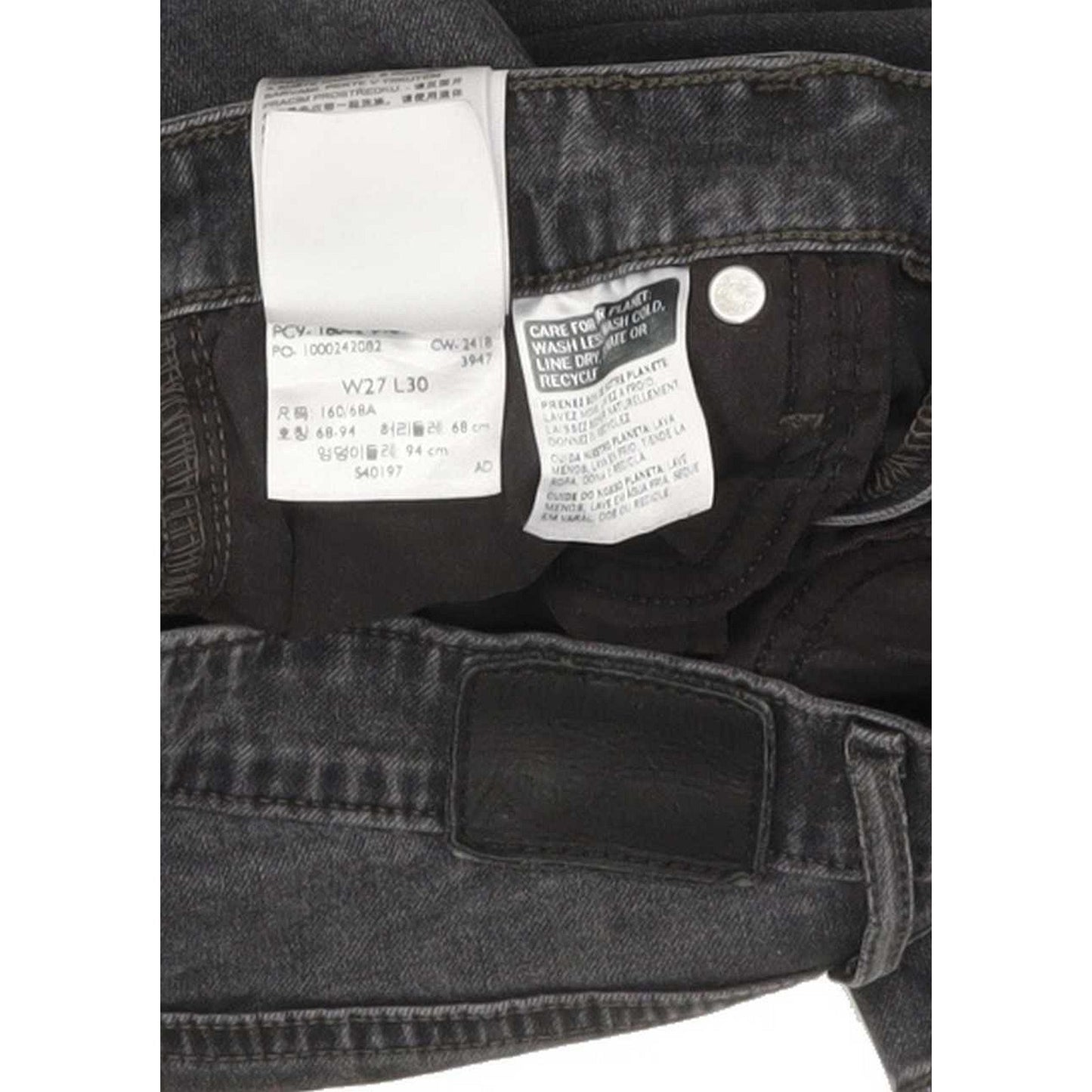 Levi's 721 High Rise Women Black Skinny Stretch Jeans W27 L30