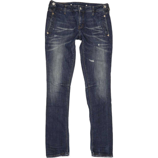 Levi's 601 Women Blue Skinny Slim Stretch Jeans W28 L33
