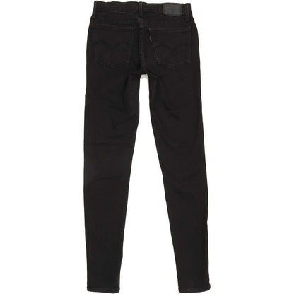 Levi's 710 Super Women Black Skinny Regular Jeans W27 L29