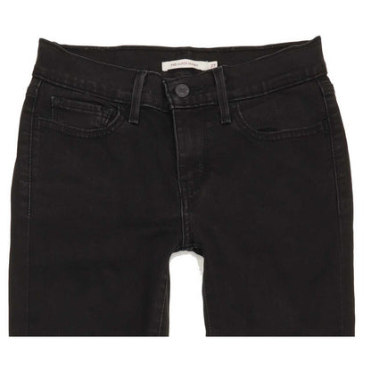 Levi's 710 Super Women Black Skinny Regular Jeans W27 L29