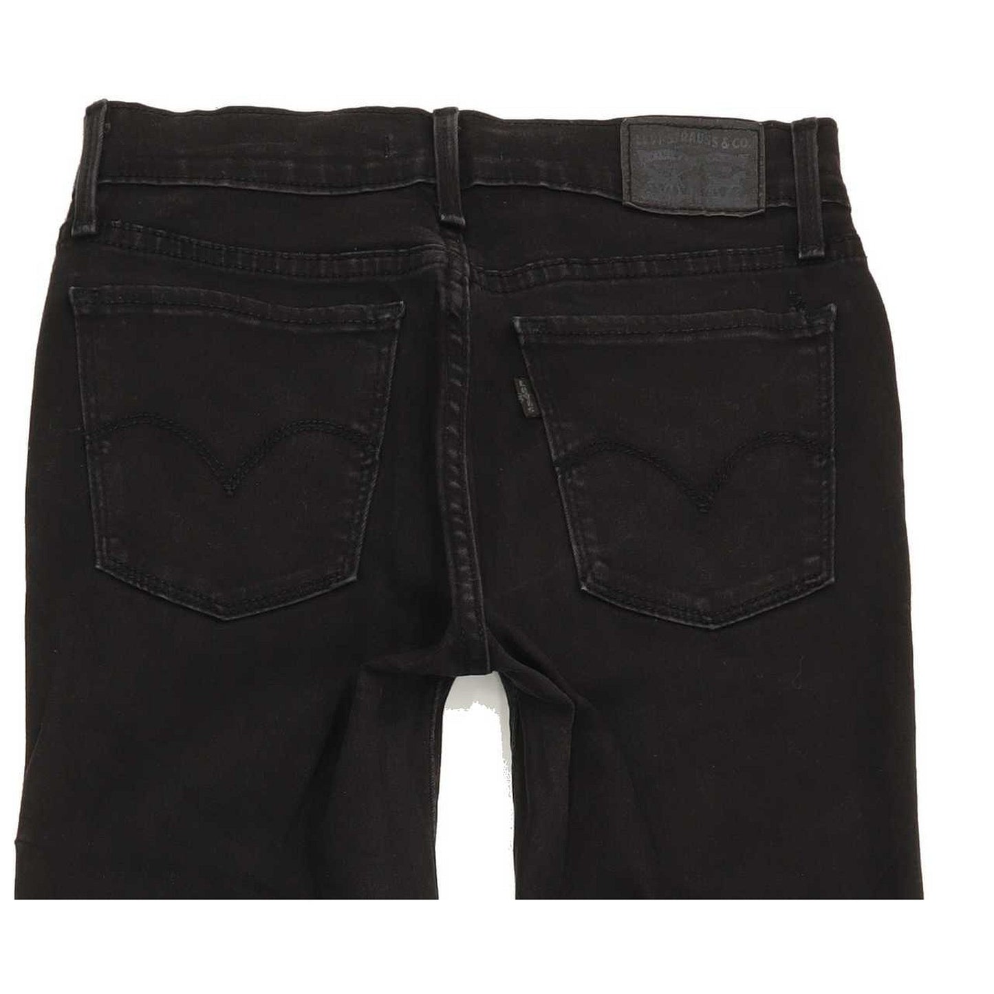 Levi's 710 Super Women Black Skinny Regular Jeans W27 L29