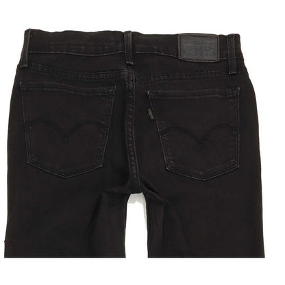 Levi's 710 Super Women Black Skinny Regular Jeans W27 L29