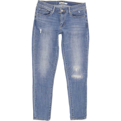 Levi's 711 Women Blue Skinny Slim Jeans W29 L27