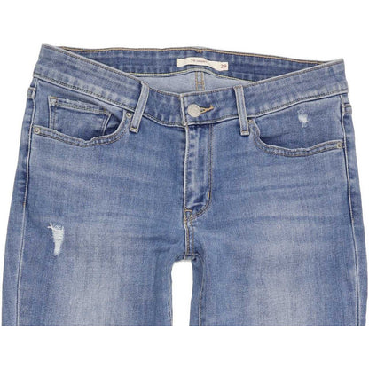 Levi's 711 Women Blue Skinny Slim Jeans W29 L27