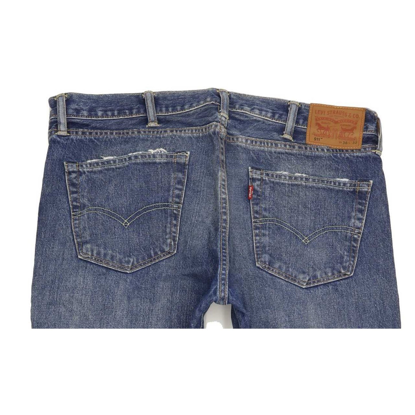 Levi's 511 Men Blue Straight Slim Jeans W38 L31