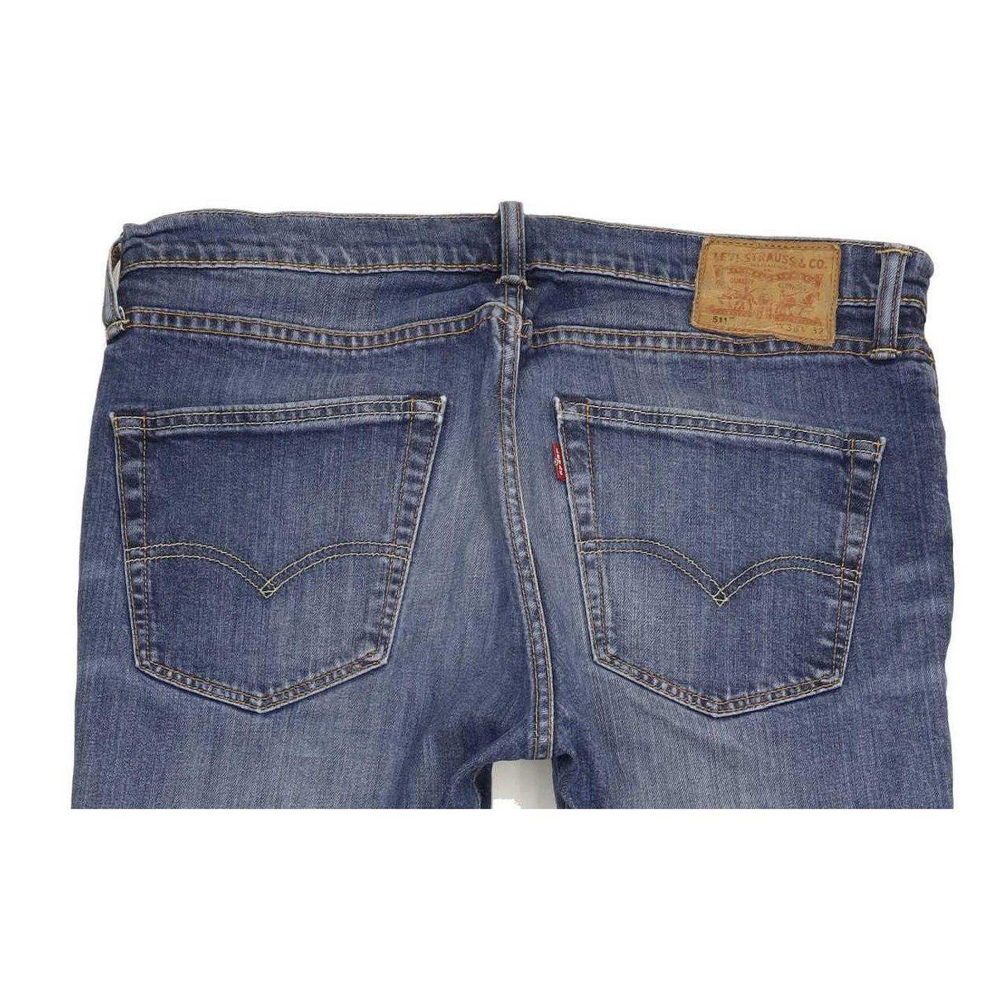Levi's 511 Men Blue Straight Slim Jeans W36 L31