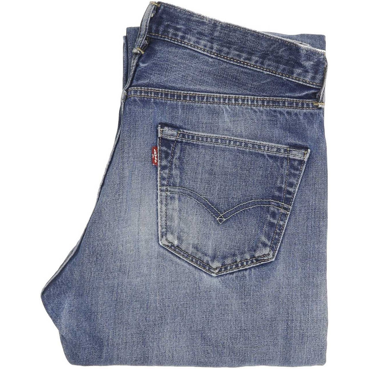 Levi's Men Blue Straight Regular Jeans W32 L33