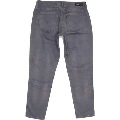 Levi's Demi Curve Ankle Women Grey Skinny Slim Stretch Jeans W28 L27