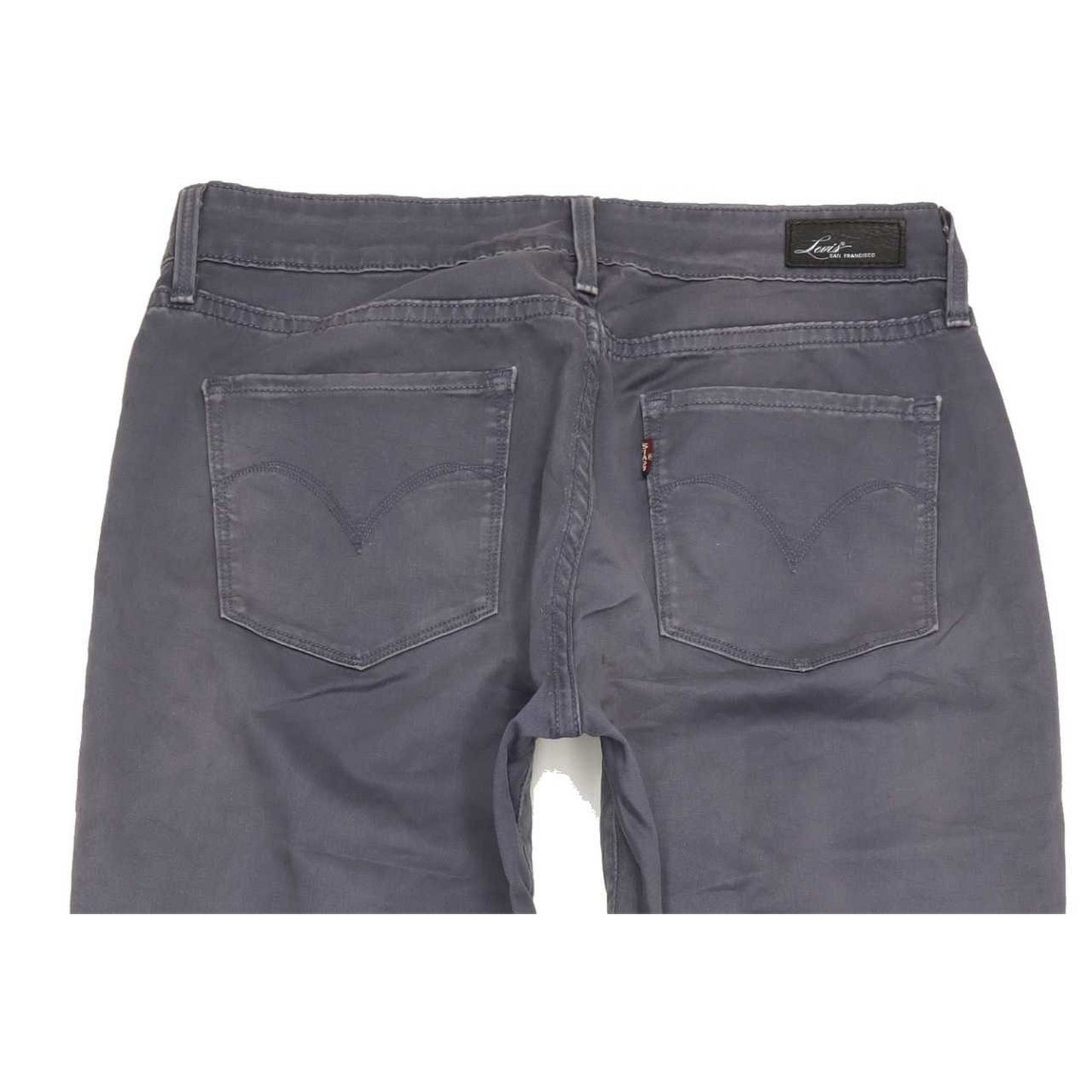 Levi's Demi Curve Ankle Women Grey Skinny Slim Stretch Jeans W28 L27