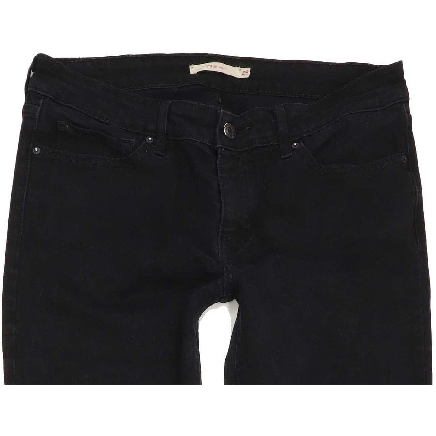 Levi's 711 Women Navy Skinny Slim Stretch Jeans W29 L31