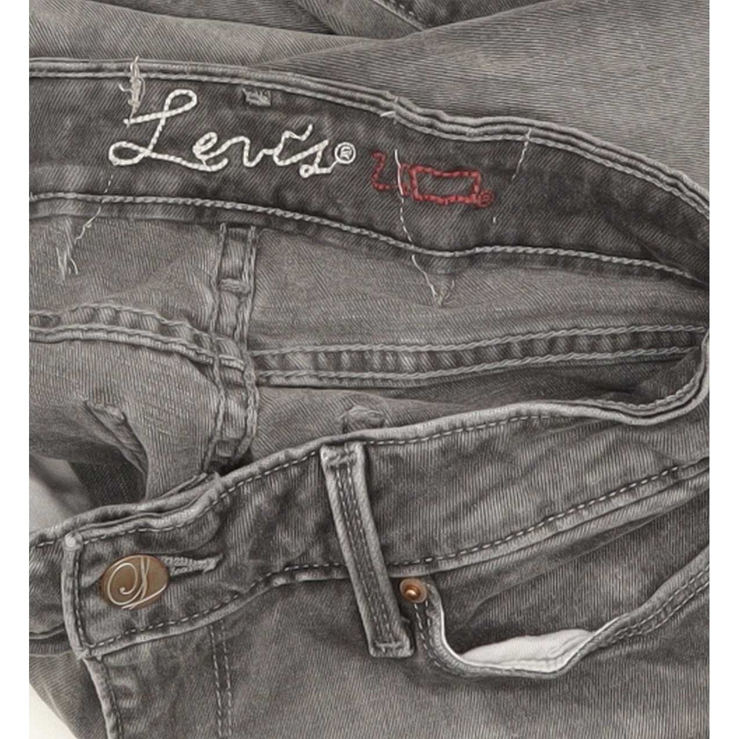 Levi's Women Grey Skinny Slim Jeans W24 L28