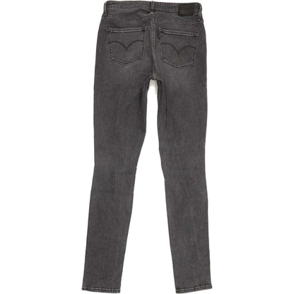 Levi's 721 High Rise Women Grey Skinny Regular Stretch Jeans W29 L34