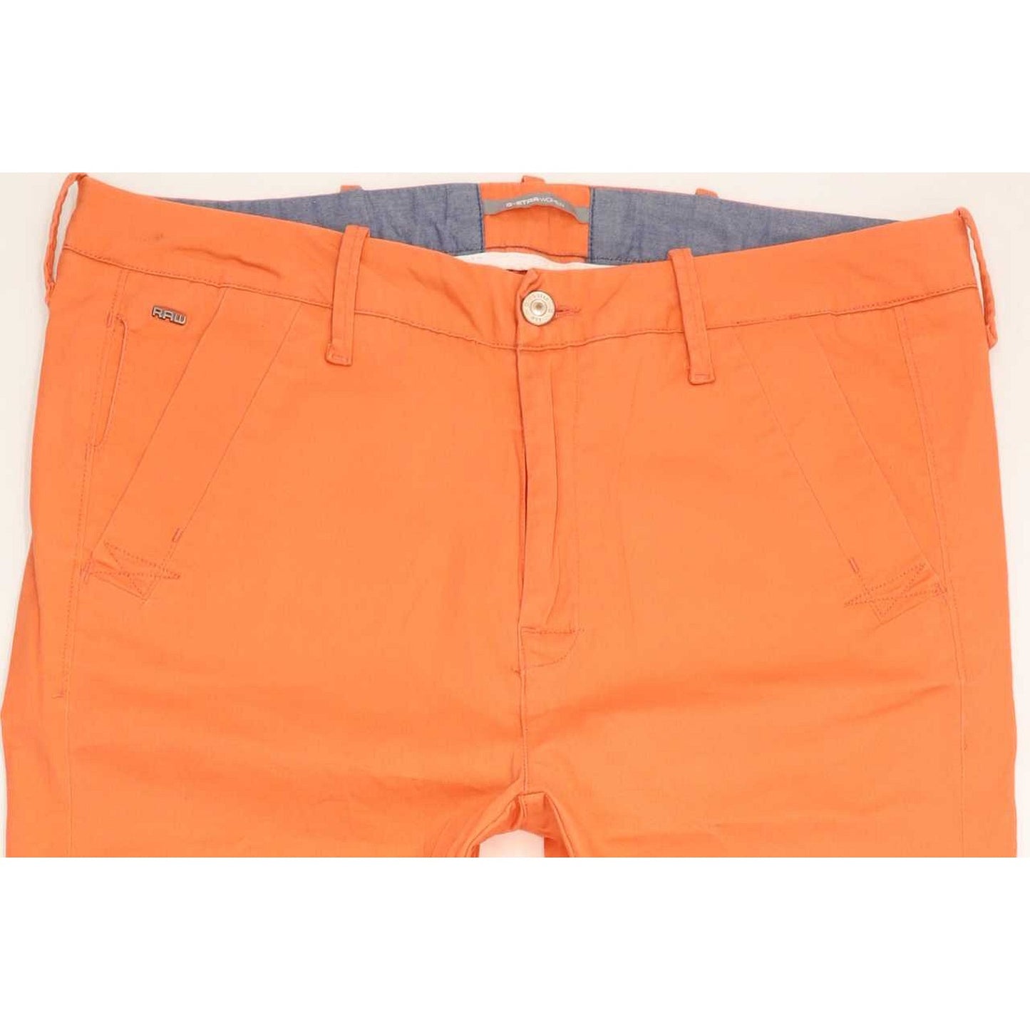 G-Star Bronson Orange Low Tapered Regular Chino Stretch Jeans High Waisted W29 L30