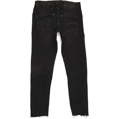 G-Star Defend Super Men Black Straight Slim Stretch Jeans W29 L28