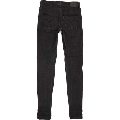 Levi's Slimming Super Women Black Skinny Slim Jeans W28 L31
