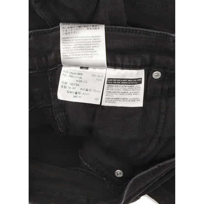 Levi's Slimming Super Women Black Skinny Slim Jeans W28 L31