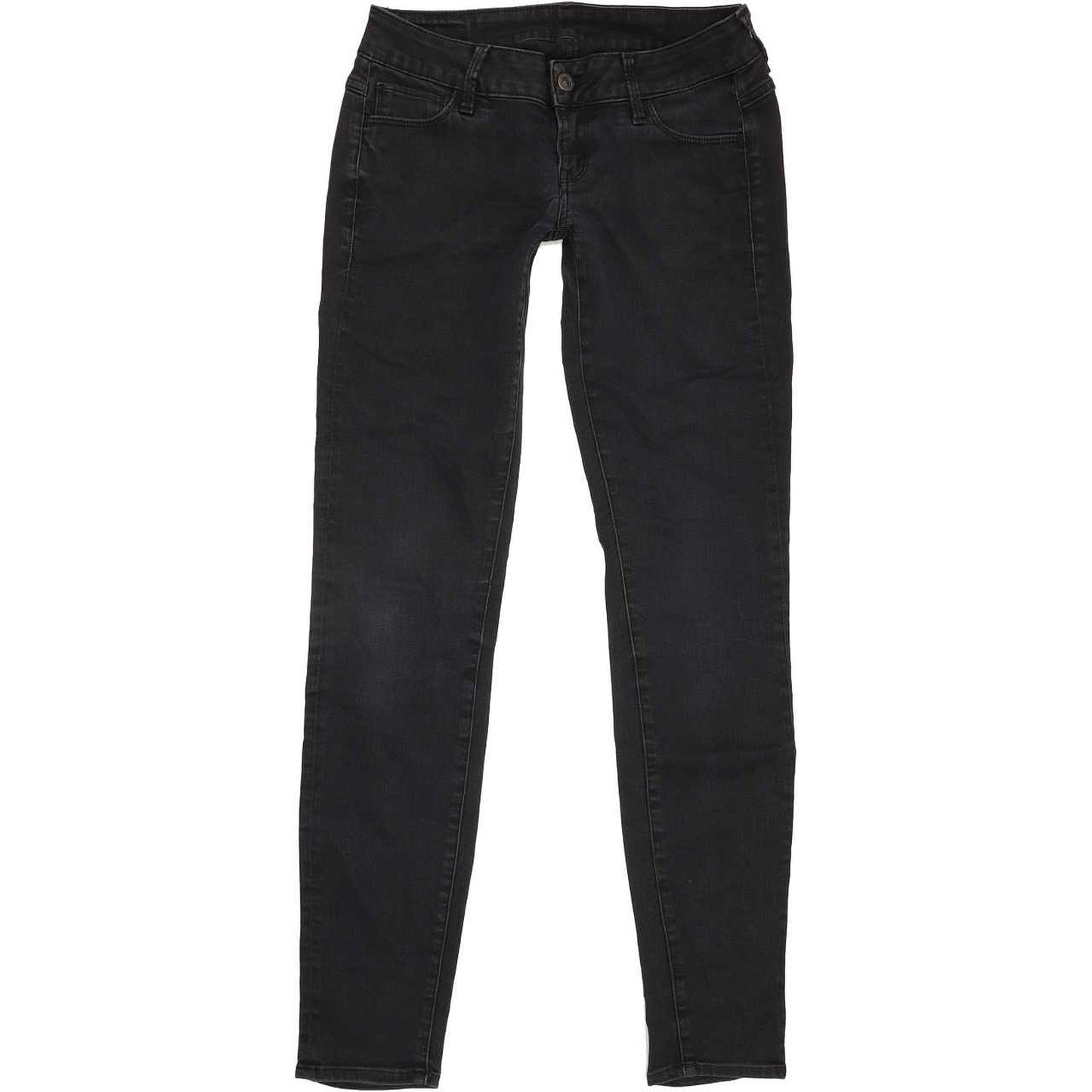 G-Star 3301 Deconst Low Women Black Skinny Slim Stretch Jeans W28 L31