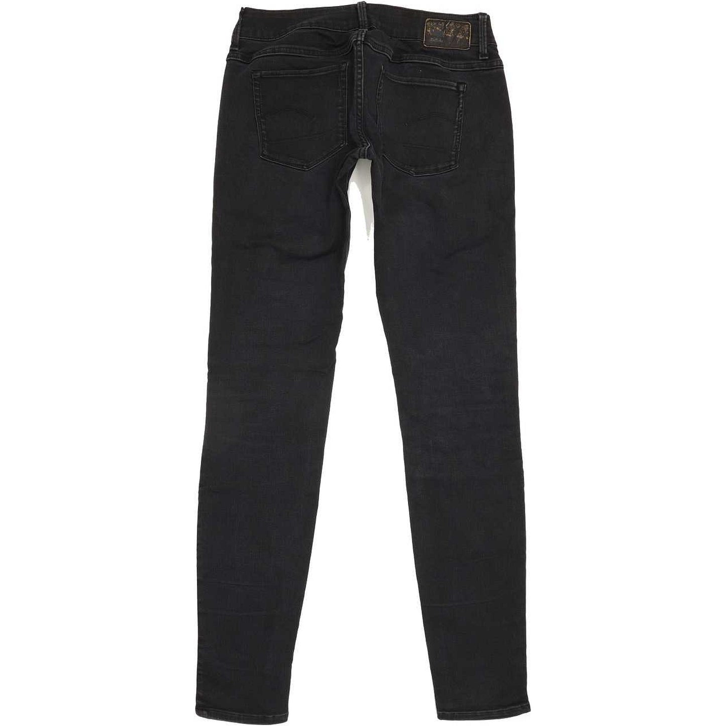 G-Star 3301 Deconst Low Women Black Skinny Slim Stretch Jeans W28 L31