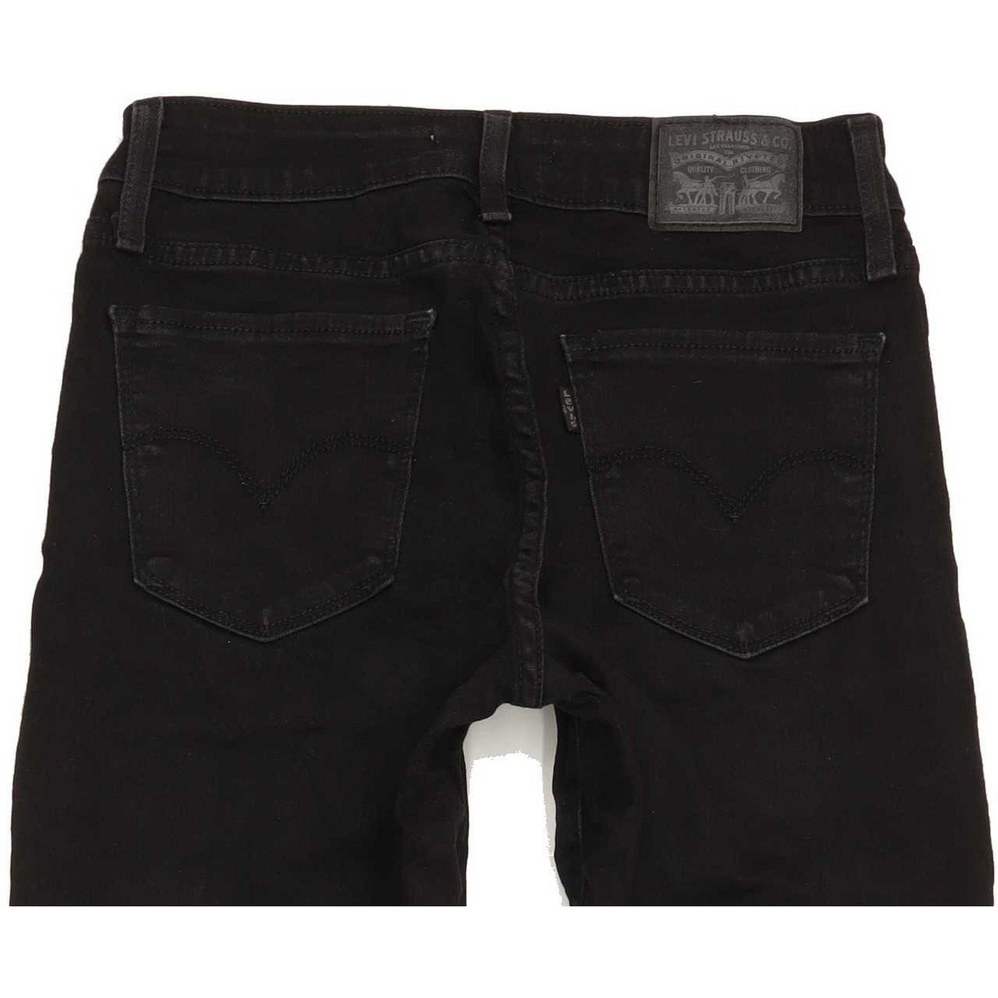 G-Star 711 Women Black Skinny Slim Jeans W26 L29