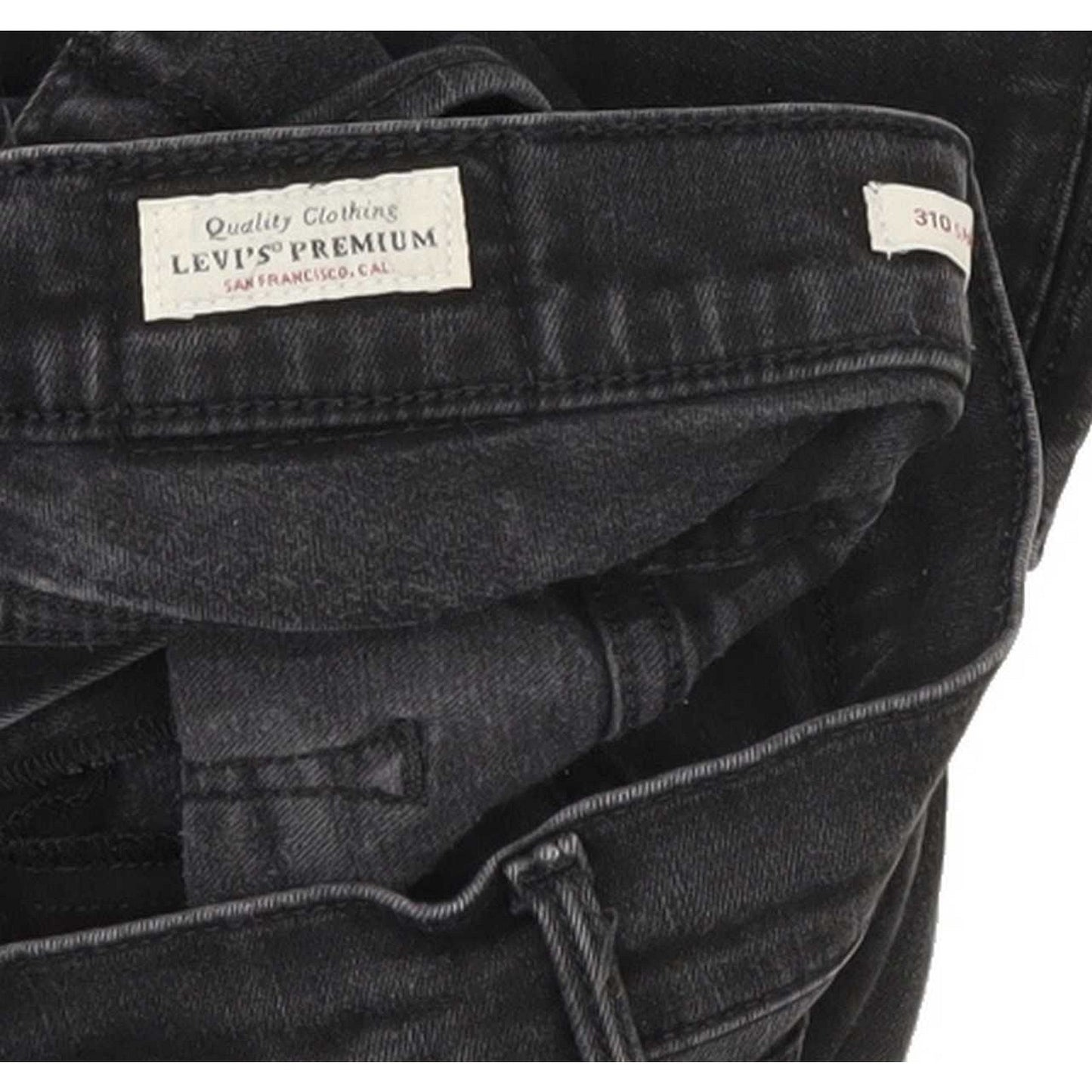 Levi's 310 Shaping Super Women Black Skinny Slim Stretch Jeans W26 L24