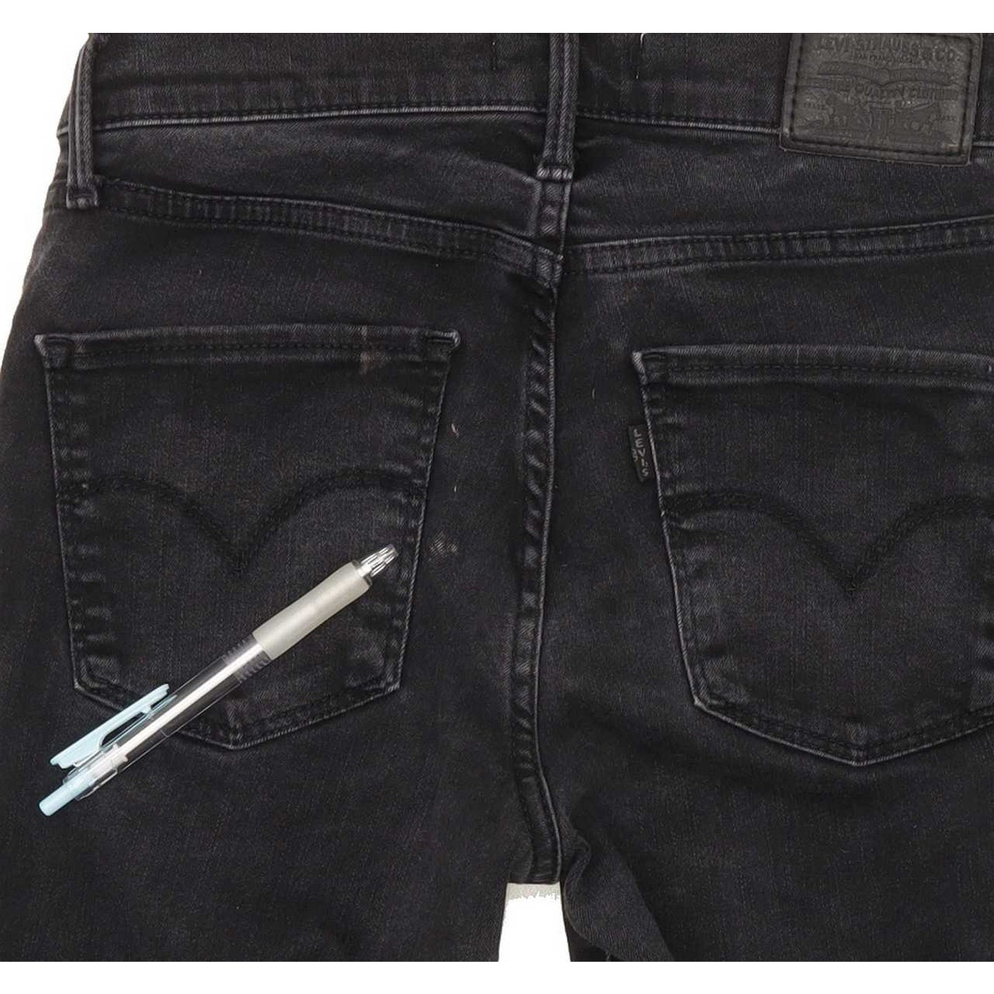 Levi's 310 Shaping Super Women Black Skinny Slim Stretch Jeans W26 L24