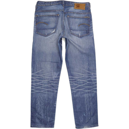 G-Star 3301 Men Blue Straight Regular Jeans W36 L31