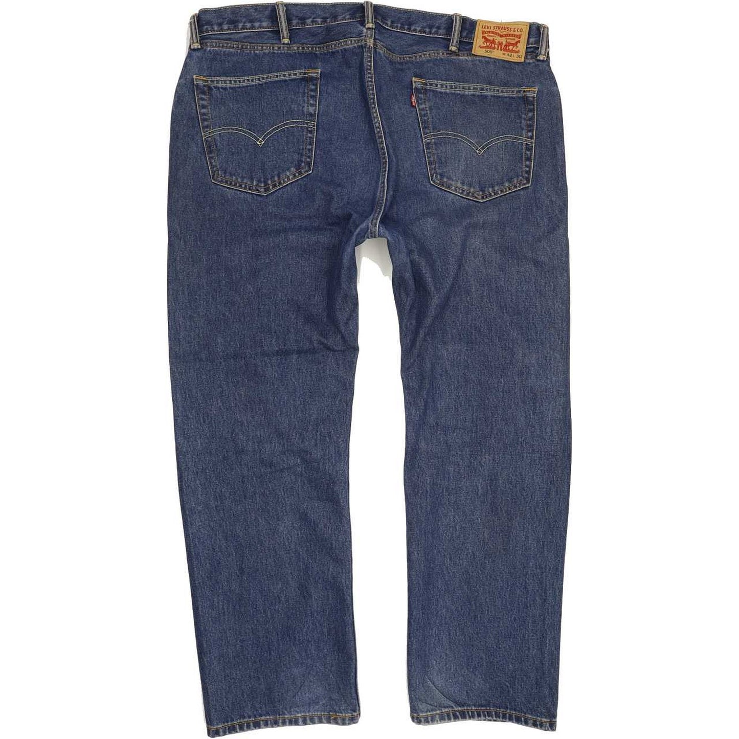 Levi's 505 Men Blue Straight Regular Jeans W43 L30