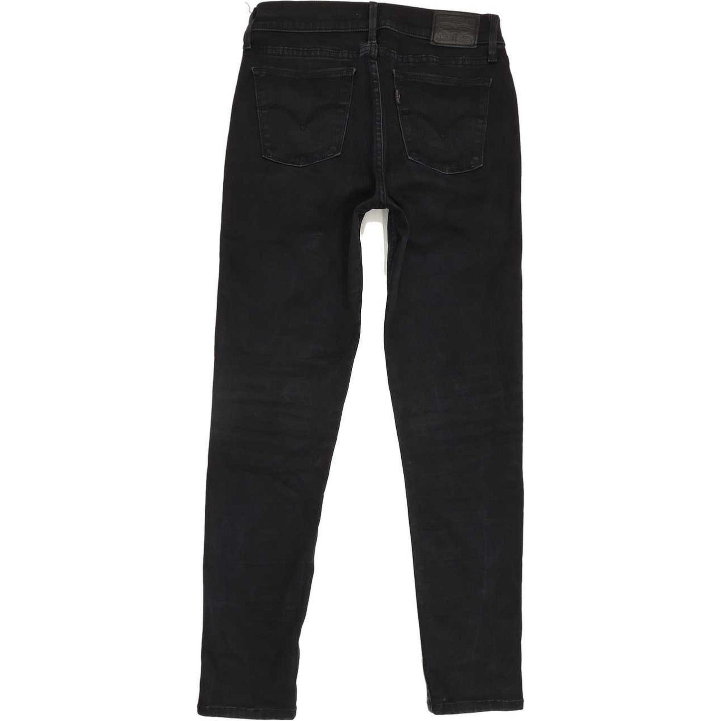 Levi's 710 Super Women Black Skinny Slim Stretch Jeans W28 L27