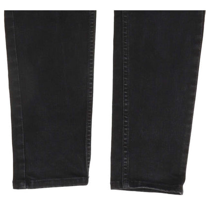 Levi's 710 Super Women Black Skinny Slim Stretch Jeans W28 L27