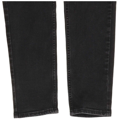 Levi's 710 Super Men Black Skinny Slim Stretch Jeans W32 L30