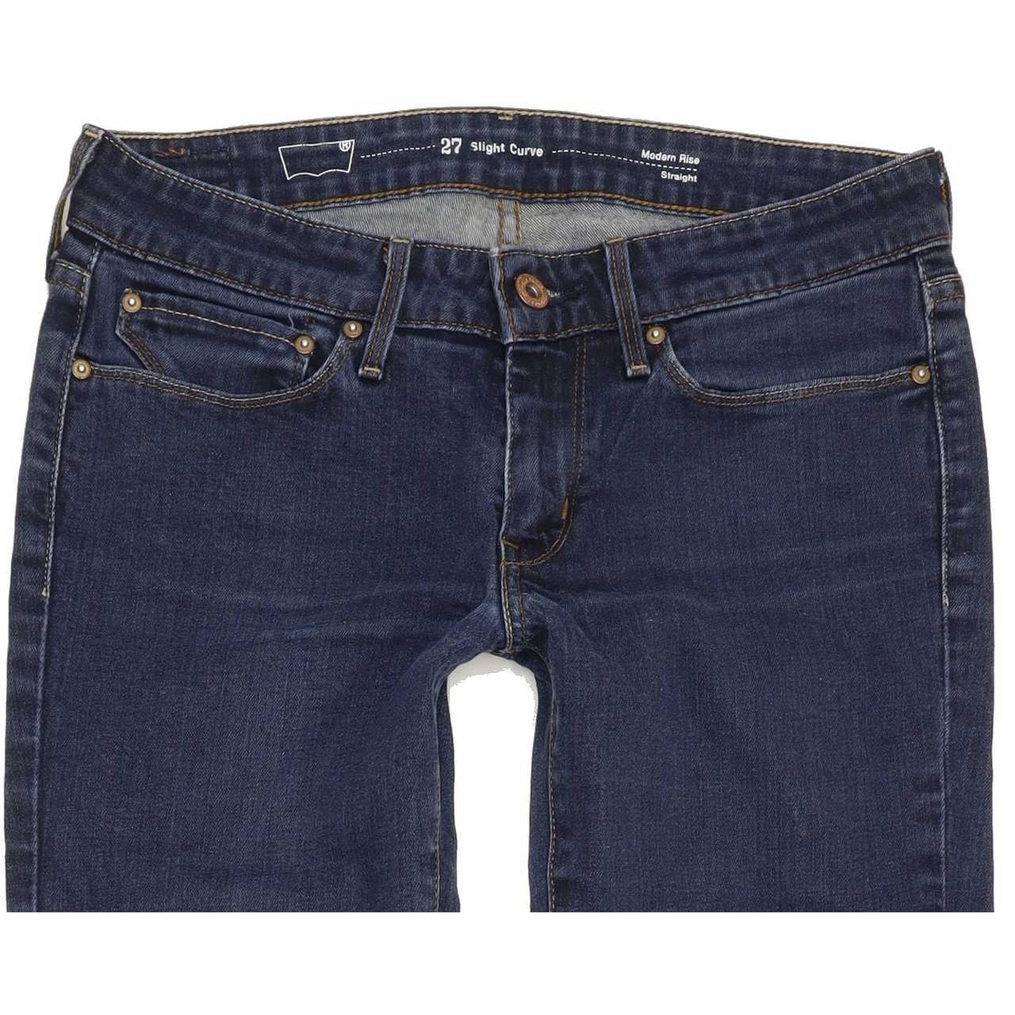 Levi's Slight Curve Men Blue Straight Slim Jeans W27 L31